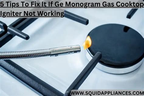 omega gas cooktop ignition not working